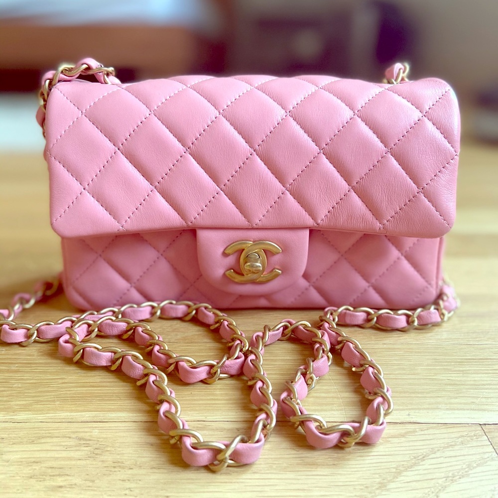 SOLD! Chanel mini rectangle flap bag